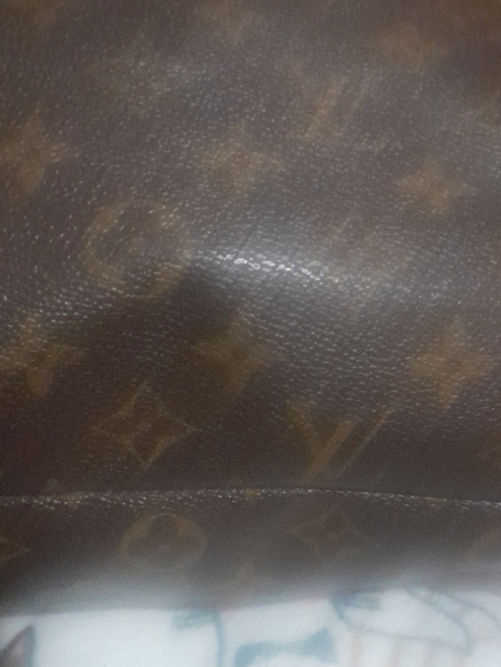 Louis Vuitton Monogram Tote with Tan Braided Handle - Picture 4 of 11